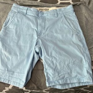 Dockers light blue mens shorts